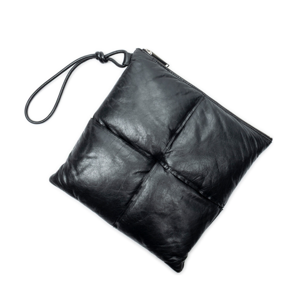 Bottega Veneta Padded Square Wristlet Clutch